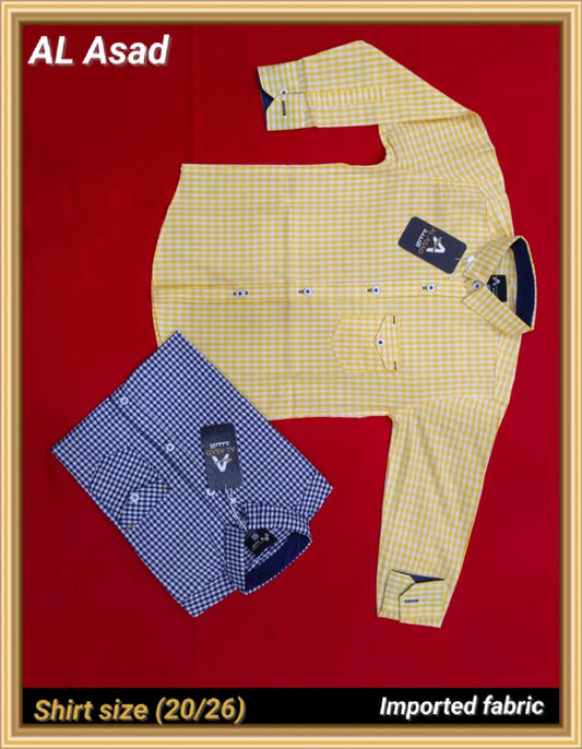 AL ASAD CHECK SHIRT FOR KIDS